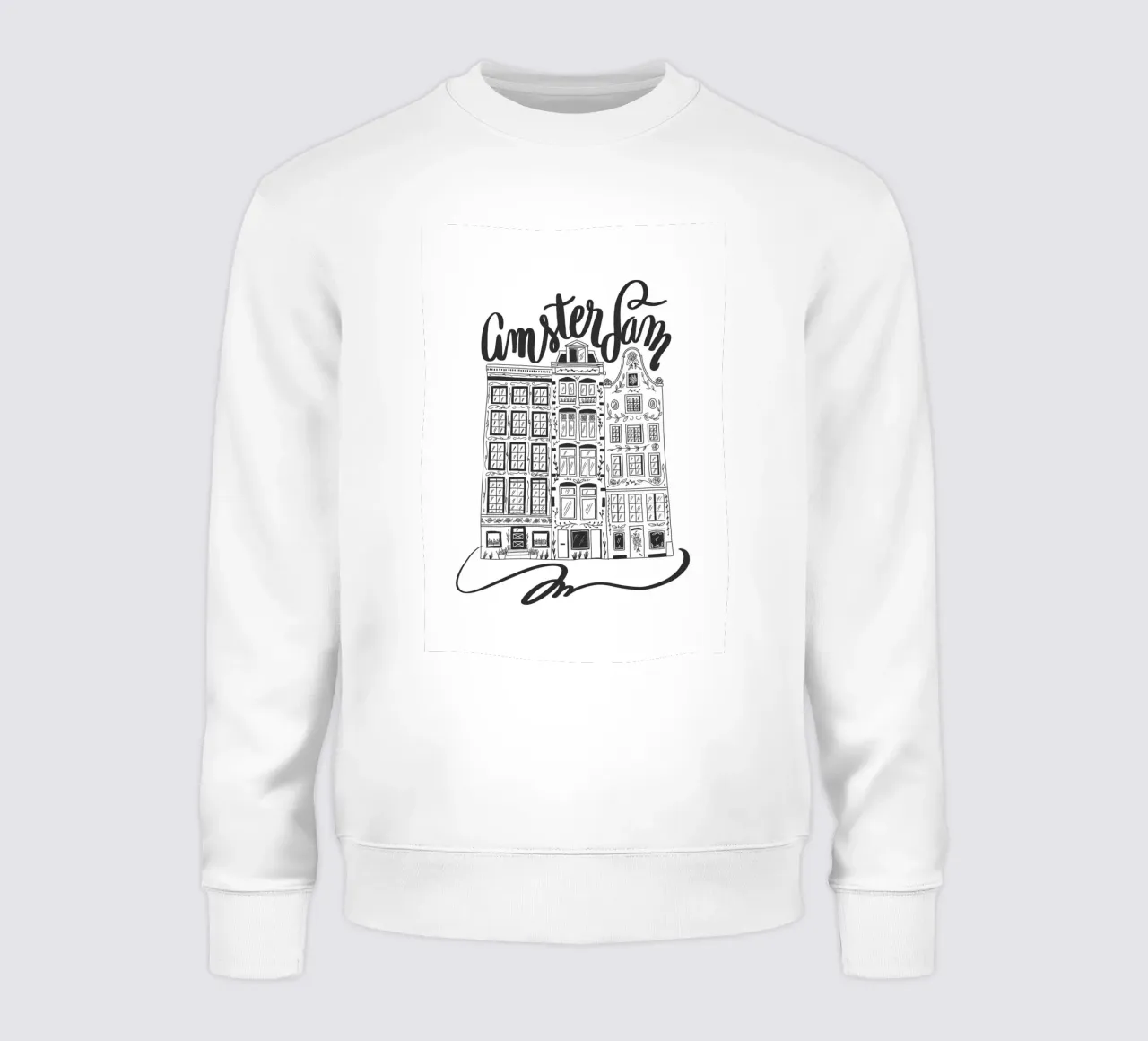 Amsterdam city felpa da anisillustration