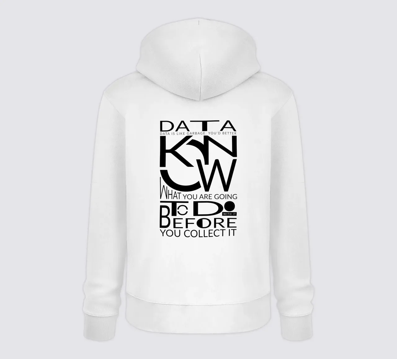 Data Science Poster, Poster Daten, Datenanalyse Poster hoodie by LIMITED EDITION LETTERS