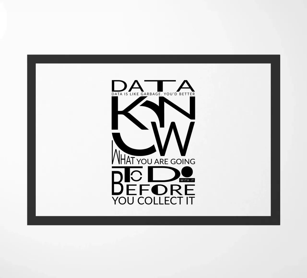 Data Science Poster, Poster Daten, Datenanalyse Poster zerbino da LIMITED EDITION LETTERS