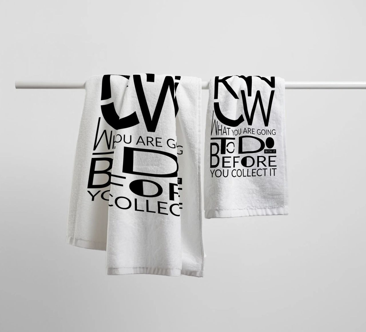Data is like... Handtuch von LIMITED EDITION LETTERS
