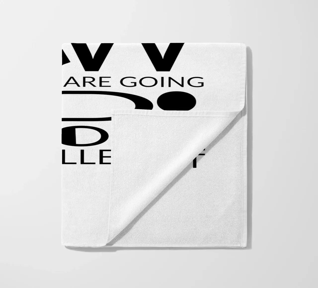 Data is like... strandhanddoek van LIMITED EDITION LETTERS