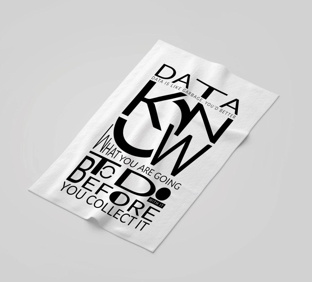 Data is like... telo mare da LIMITED EDITION LETTERS