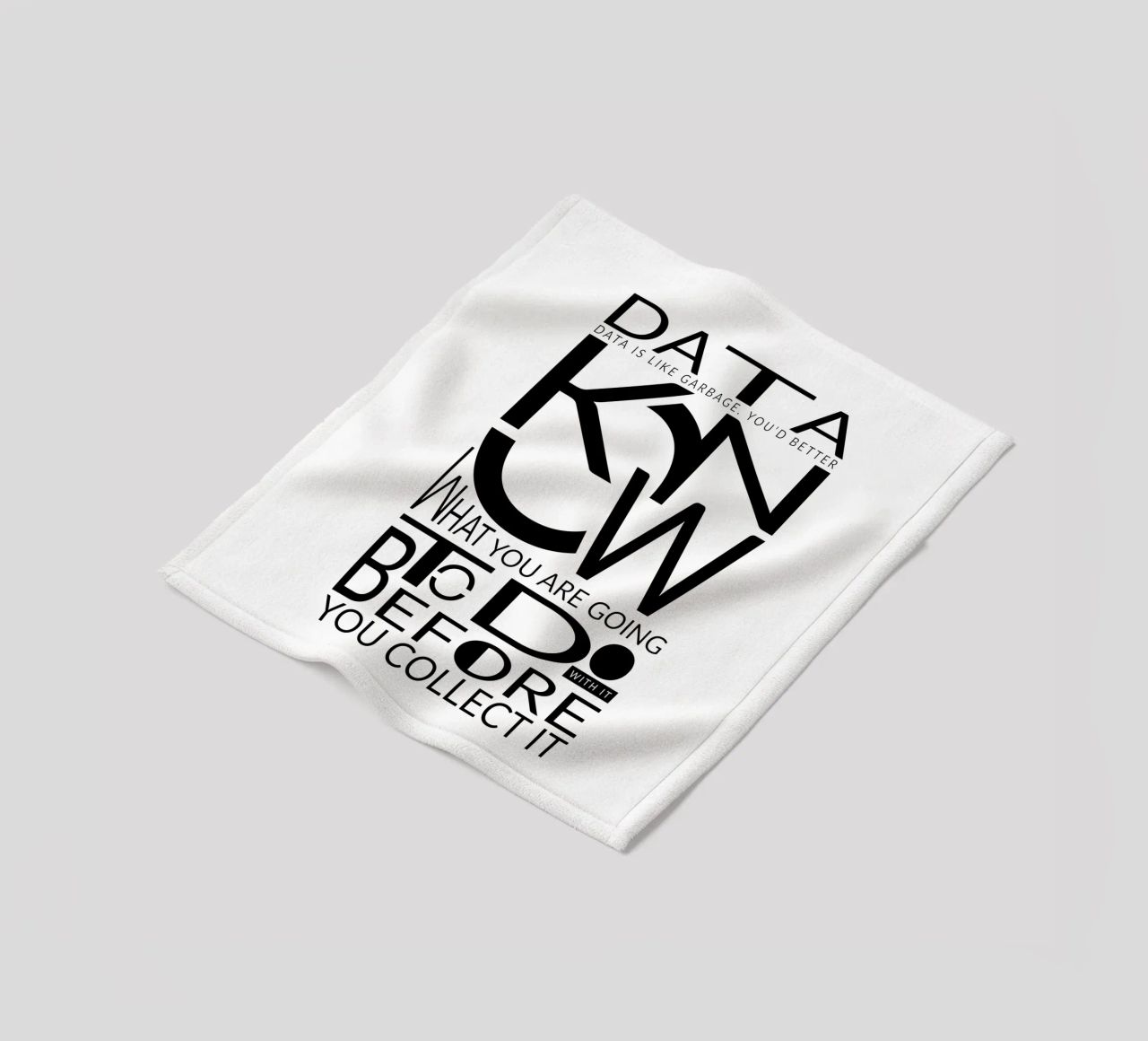 Data is like... Fleecedecke von LIMITED EDITION LETTERS