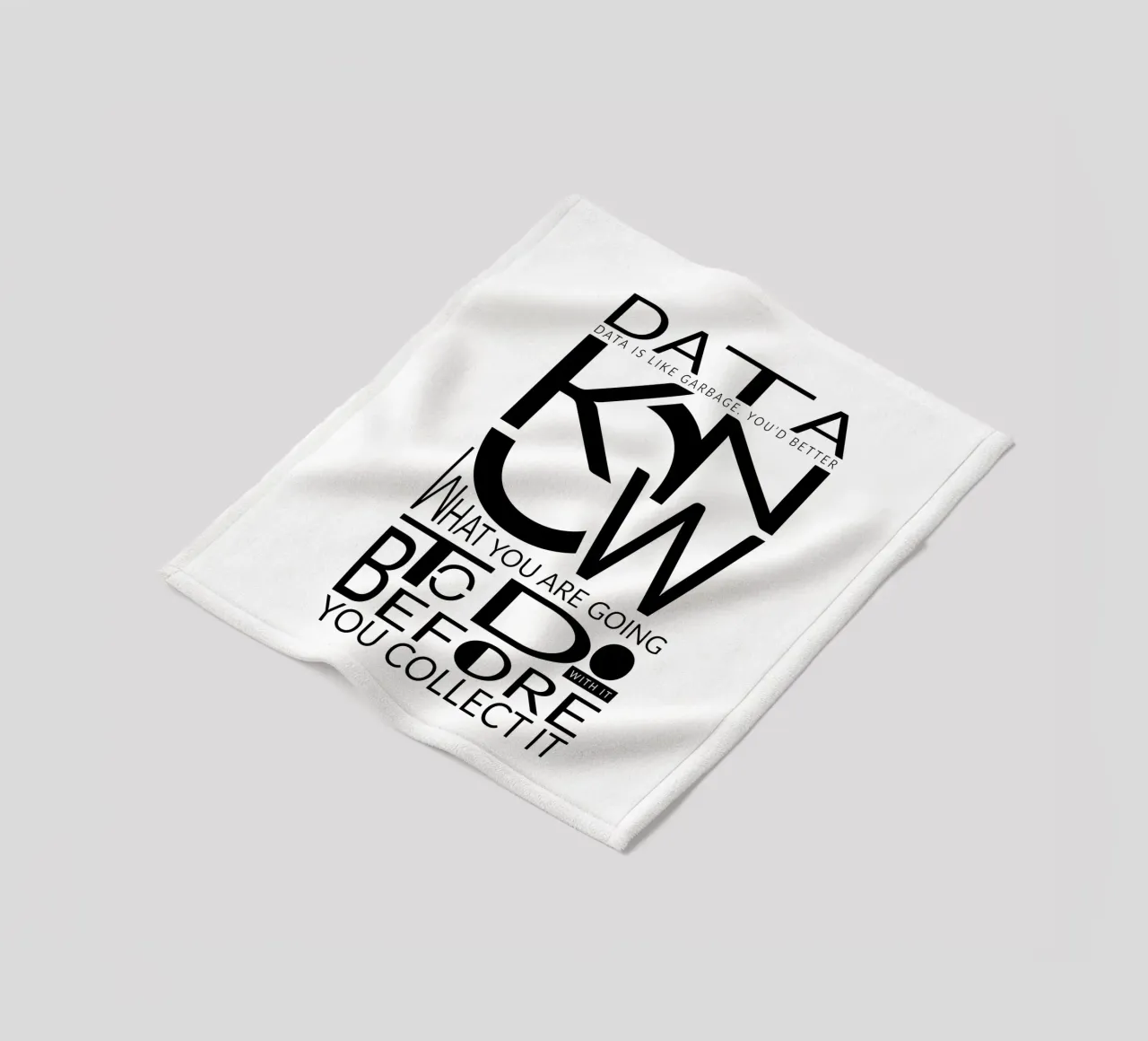 Data is like... Fleecedecke von LIMITED EDITION LETTERS