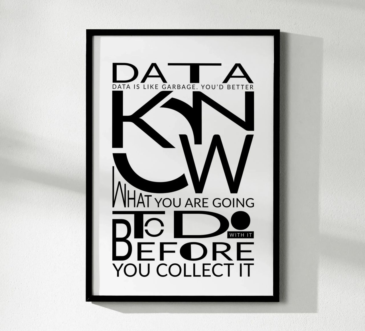 Data is like... Hahnemühle von LIMITED EDITION LETTERS