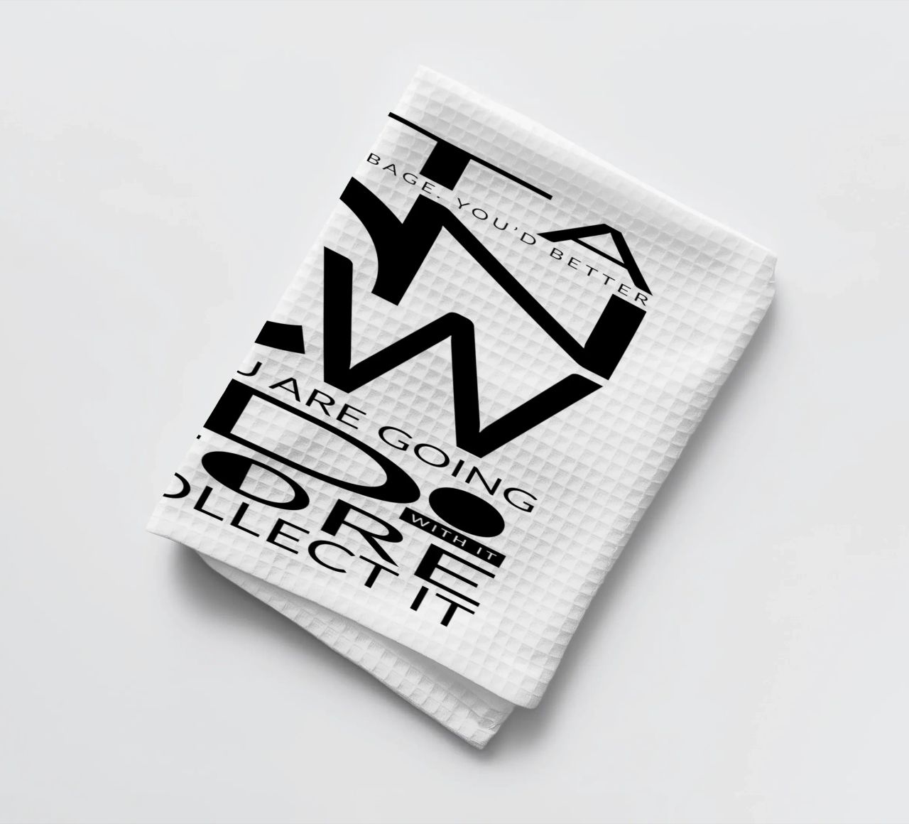 Data is like... Geschirrtuch von LIMITED EDITION LETTERS