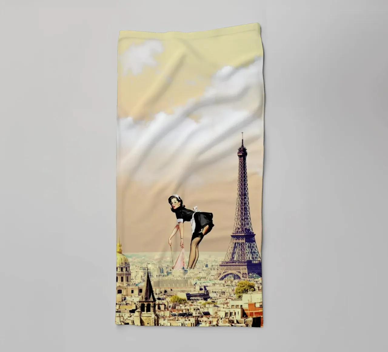 Paris Pinup asciugamano da bagno da Jason Brueck