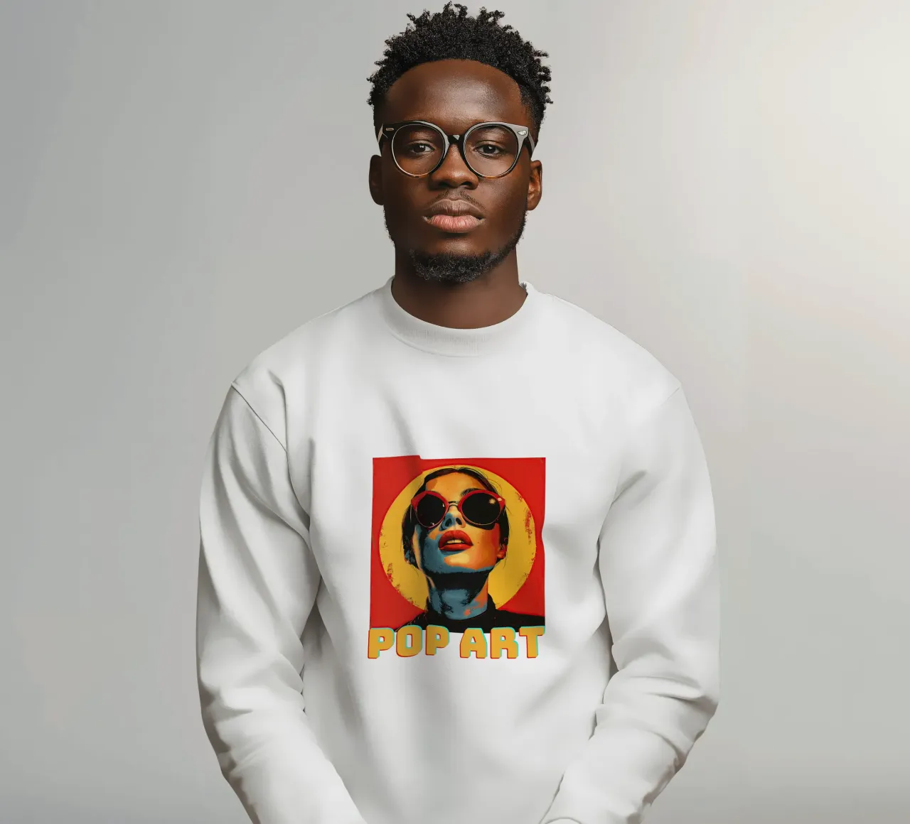 Pop Art sweatshirt van Nikis Art Studio