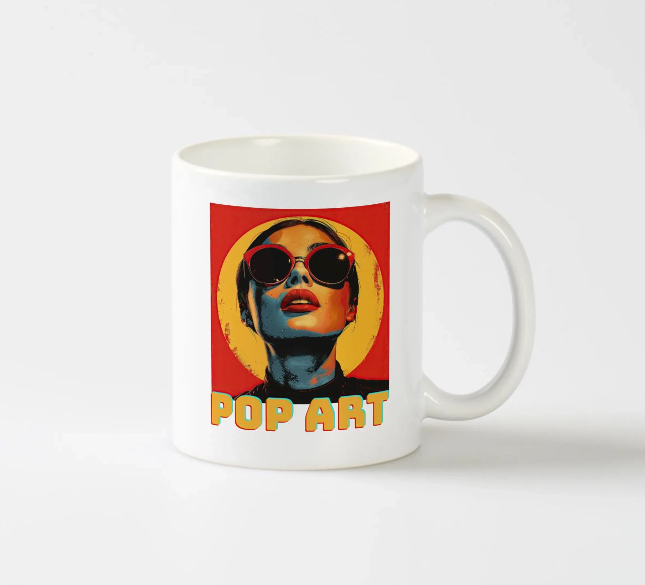 Pop Art tazza in ceramica da Nikis Art Studio