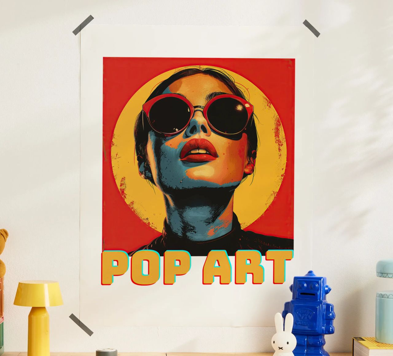 Pop Art Poster von Nikis Art Studio