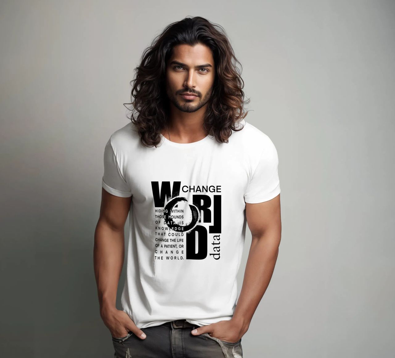 Data could change the world T-Shirt von LIMITED EDITION LETTERS