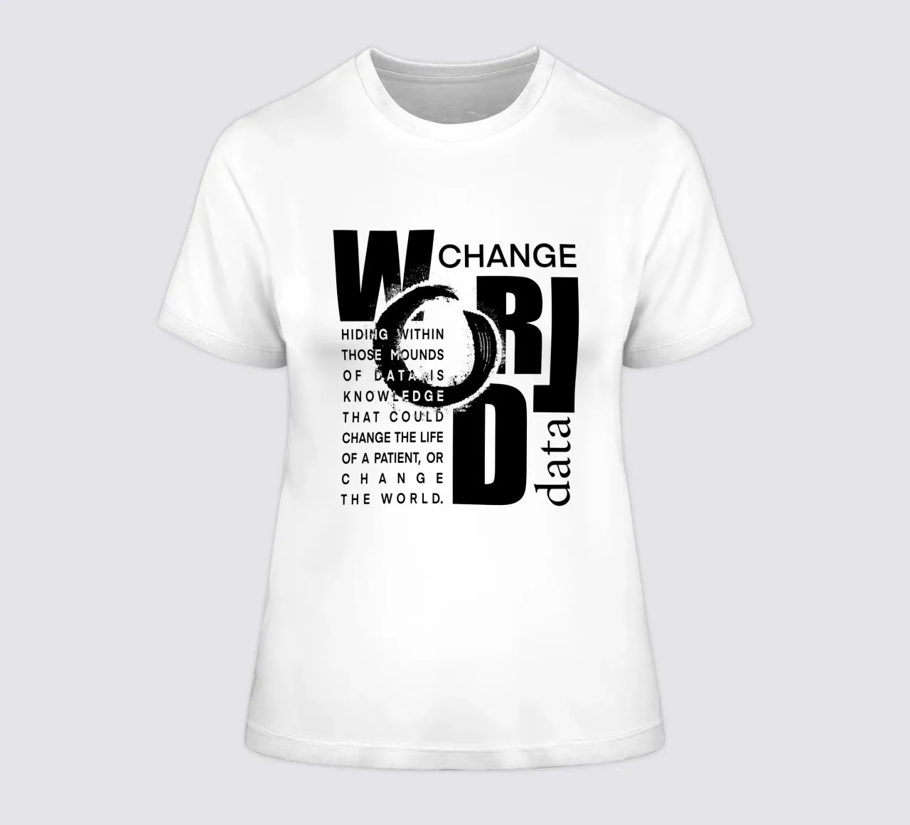 Data could change the world t-shirt da donna da LIMITED EDITION LETTERS
