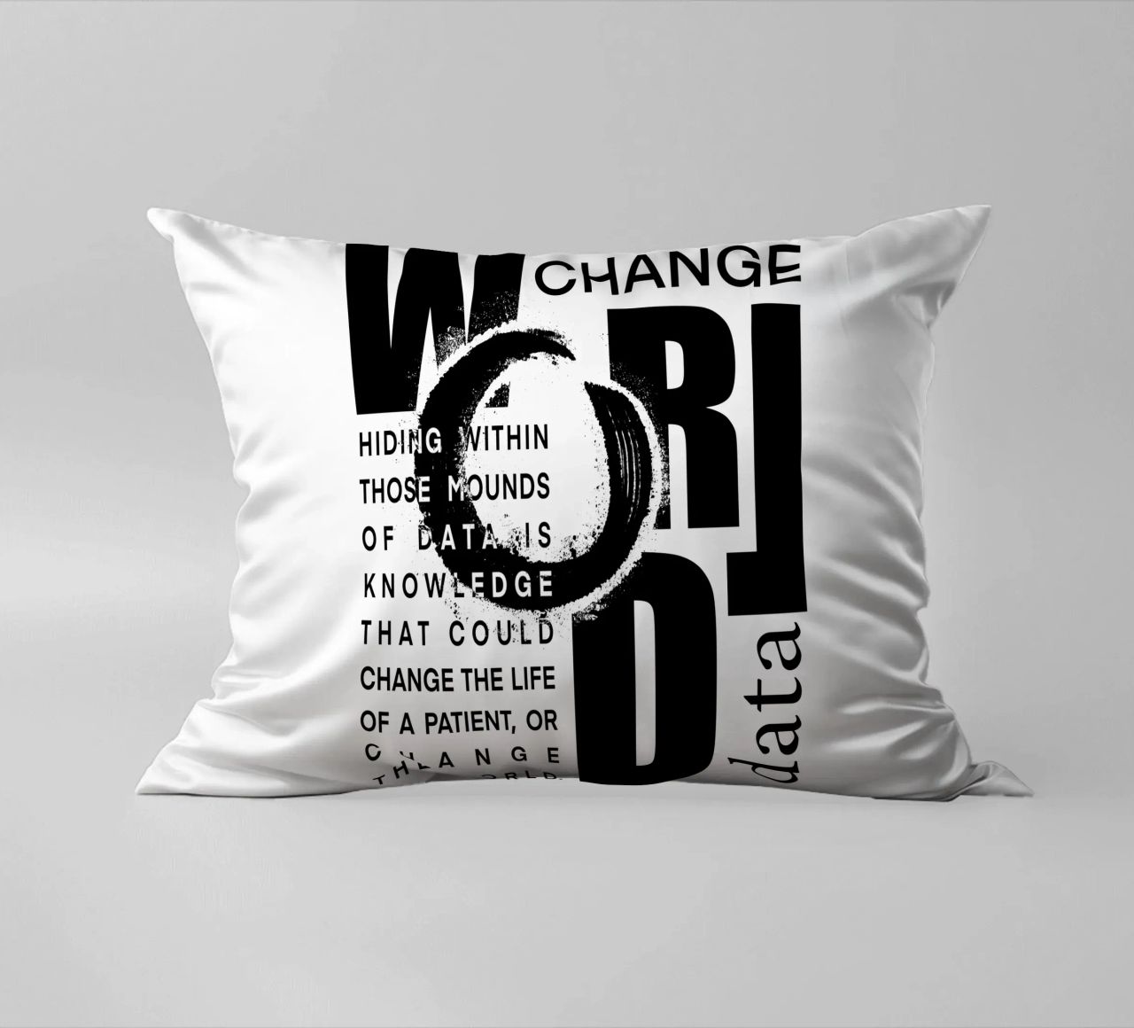 Data could change the world cuscino da LIMITED EDITION LETTERS