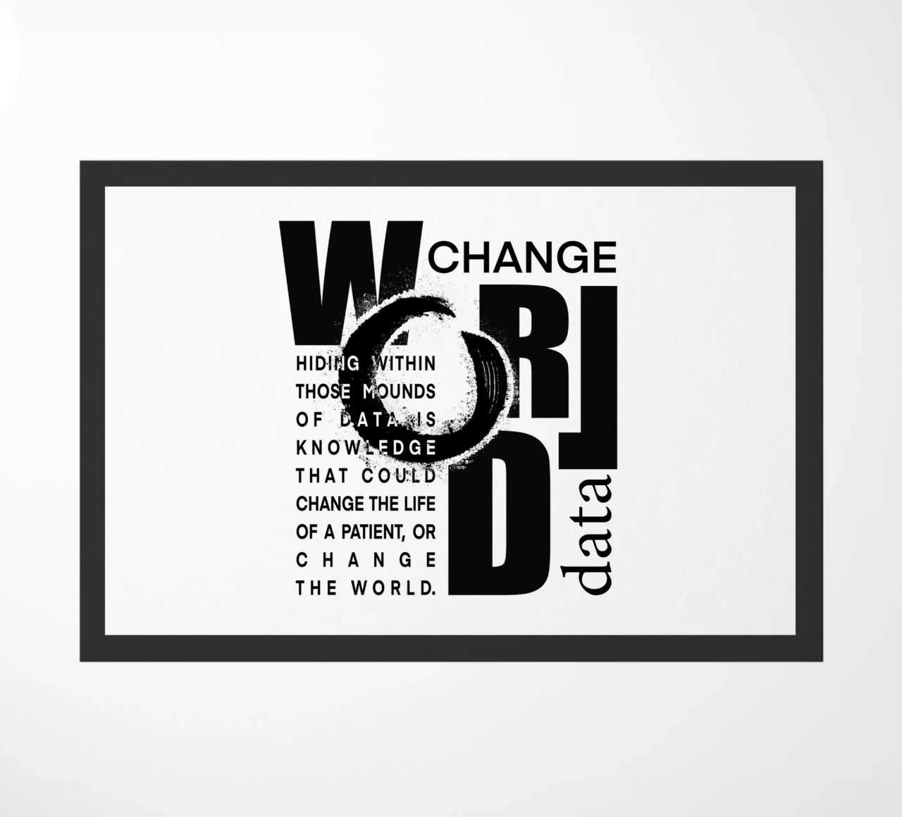 Data could change the world zerbino da LIMITED EDITION LETTERS