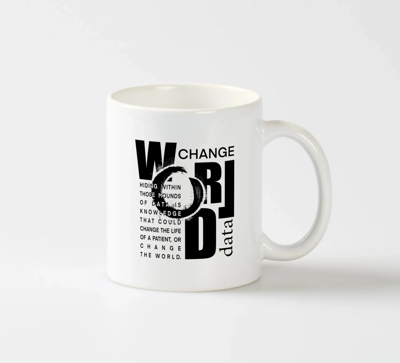 Data could change the world tazza in ceramica da LIMITED EDITION LETTERS