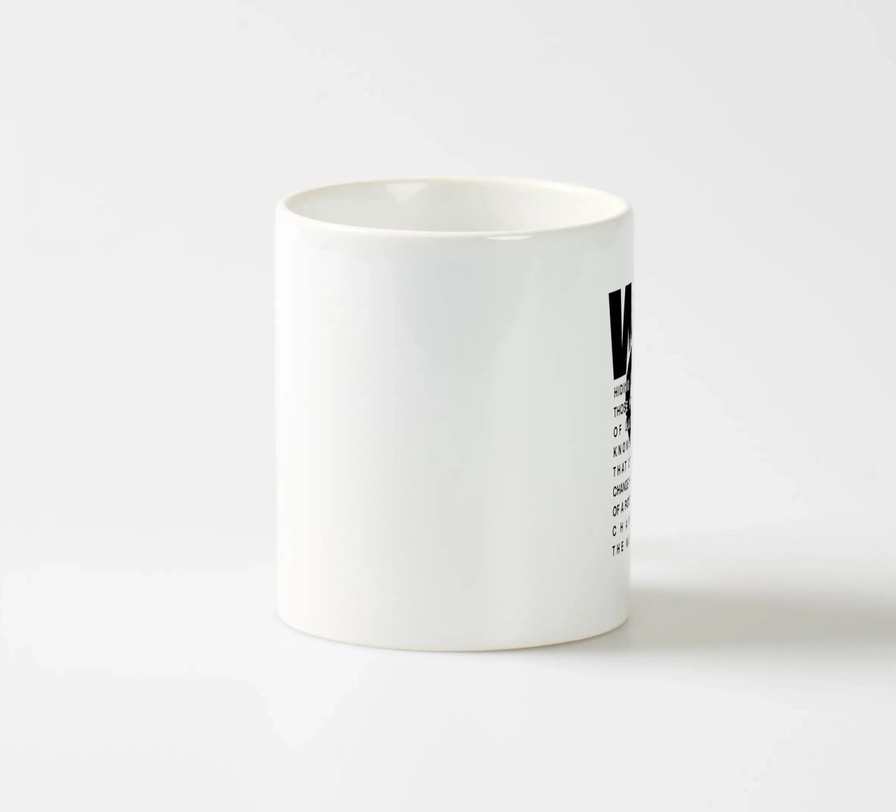 Data could change the world tazza in ceramica da LIMITED EDITION LETTERS