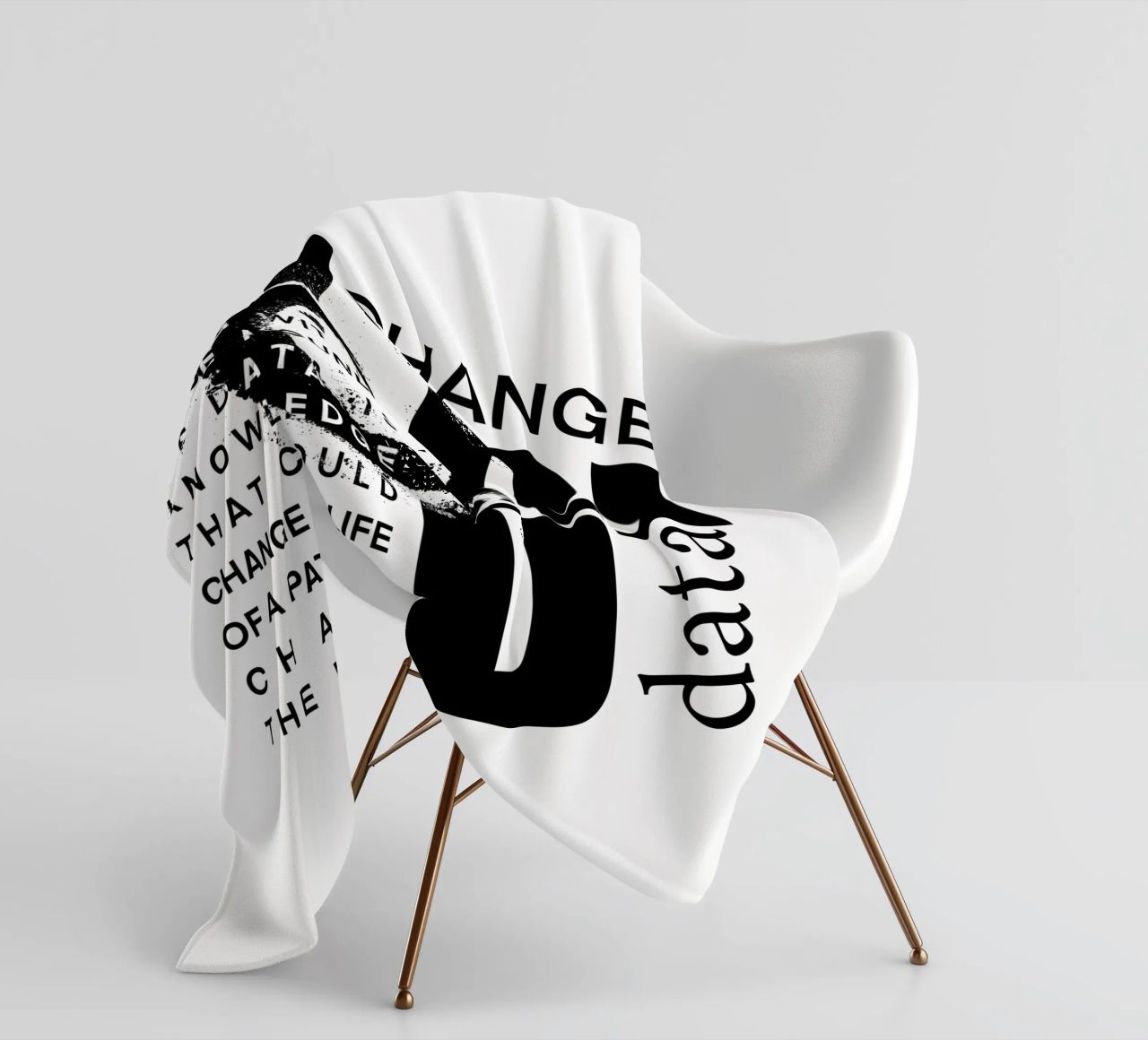 Data could change the world coperta in pile da LIMITED EDITION LETTERS