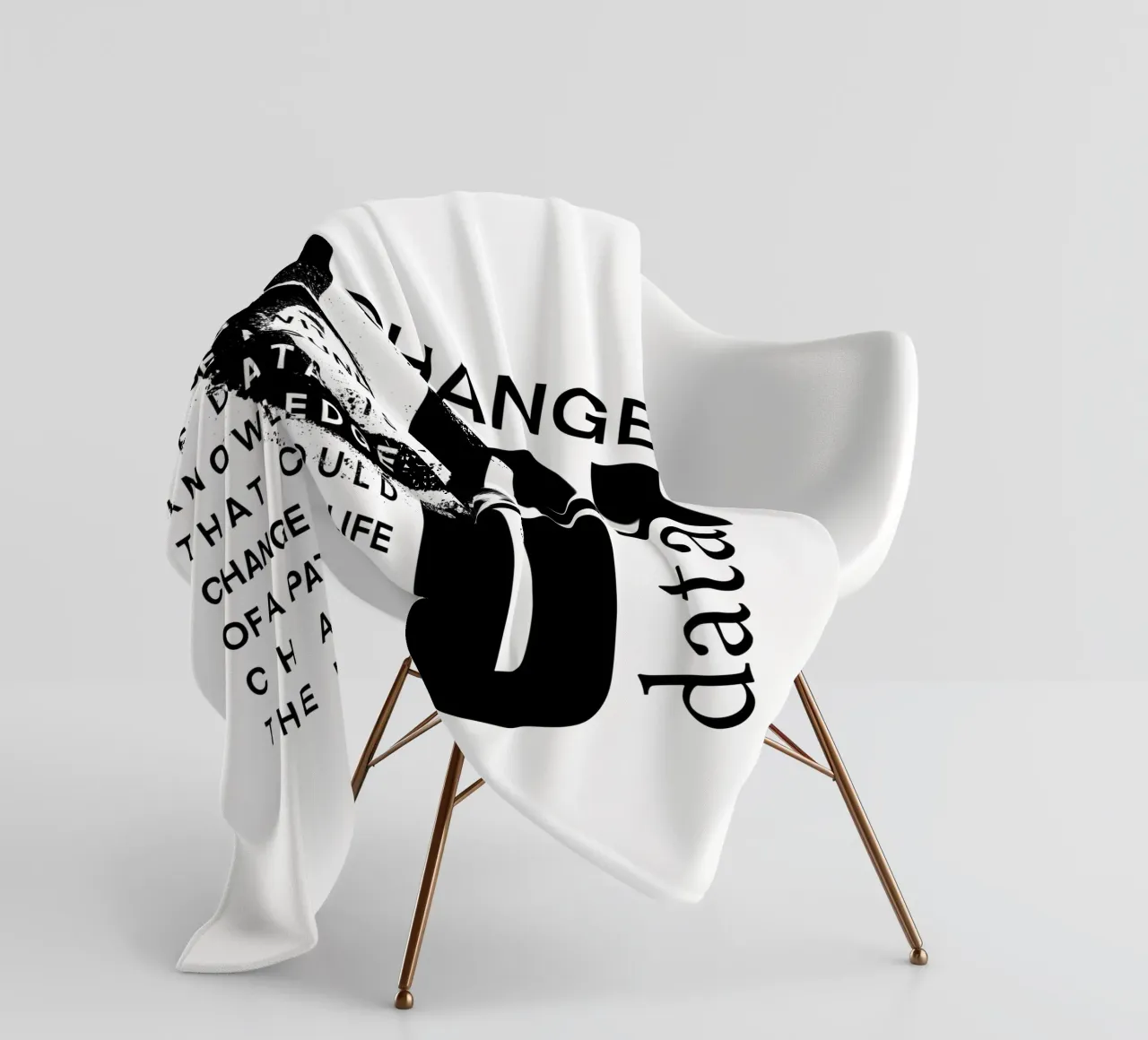 Data could change the world coperta in pile da LIMITED EDITION LETTERS