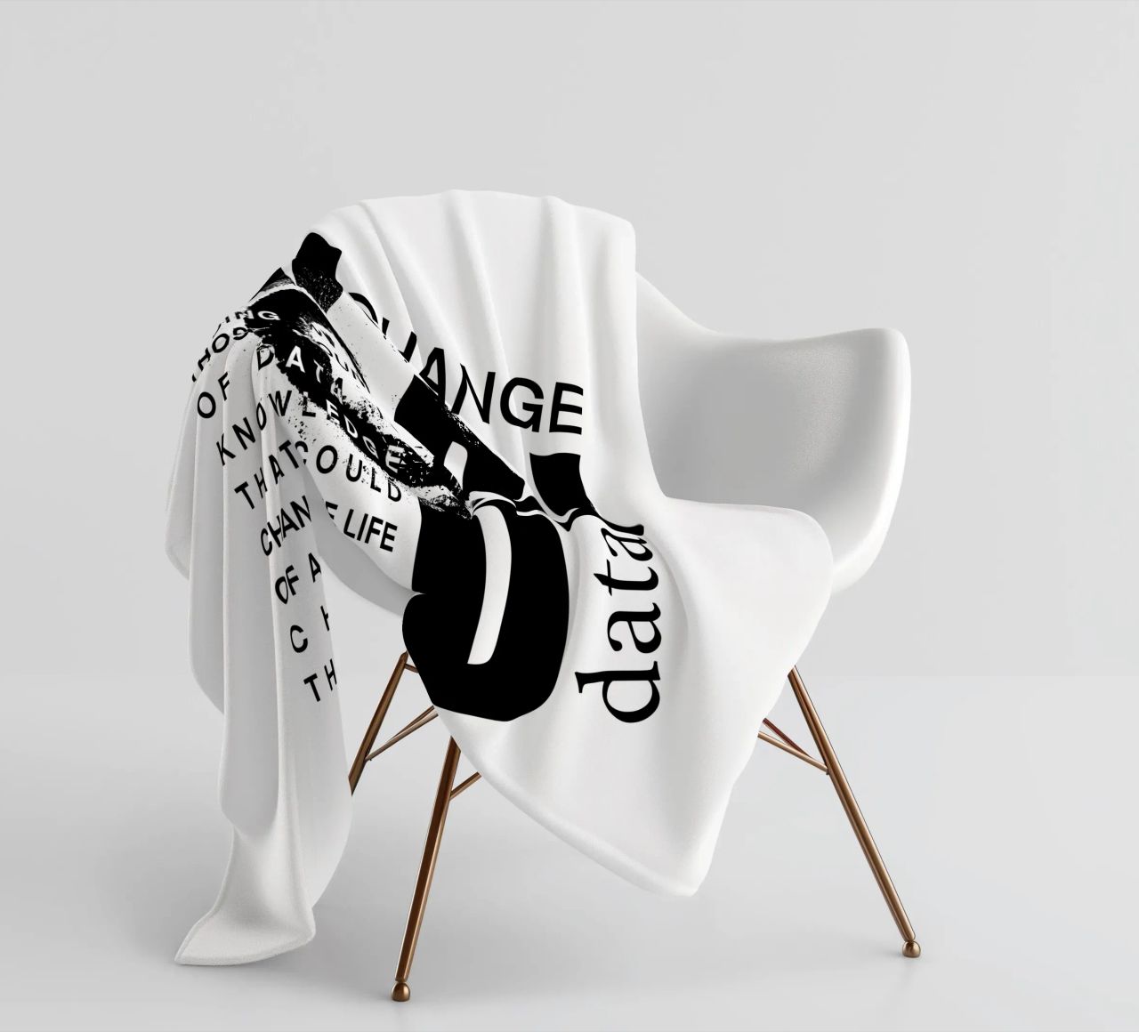 Data could change the world coperta in pile da LIMITED EDITION LETTERS