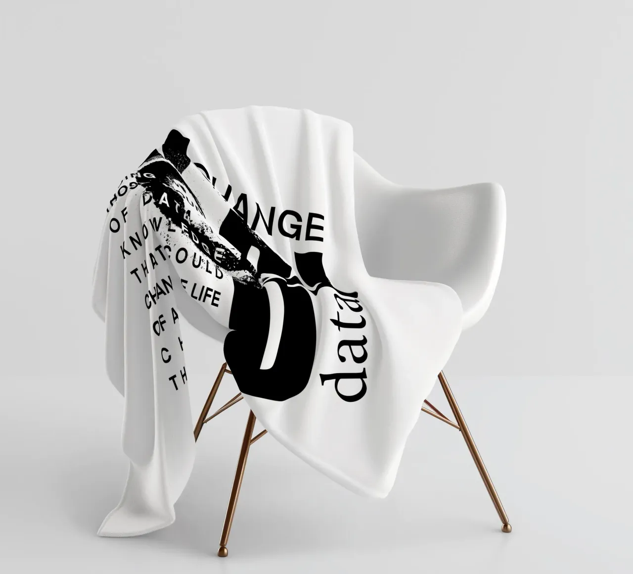 Data could change the world coperta in pile da LIMITED EDITION LETTERS