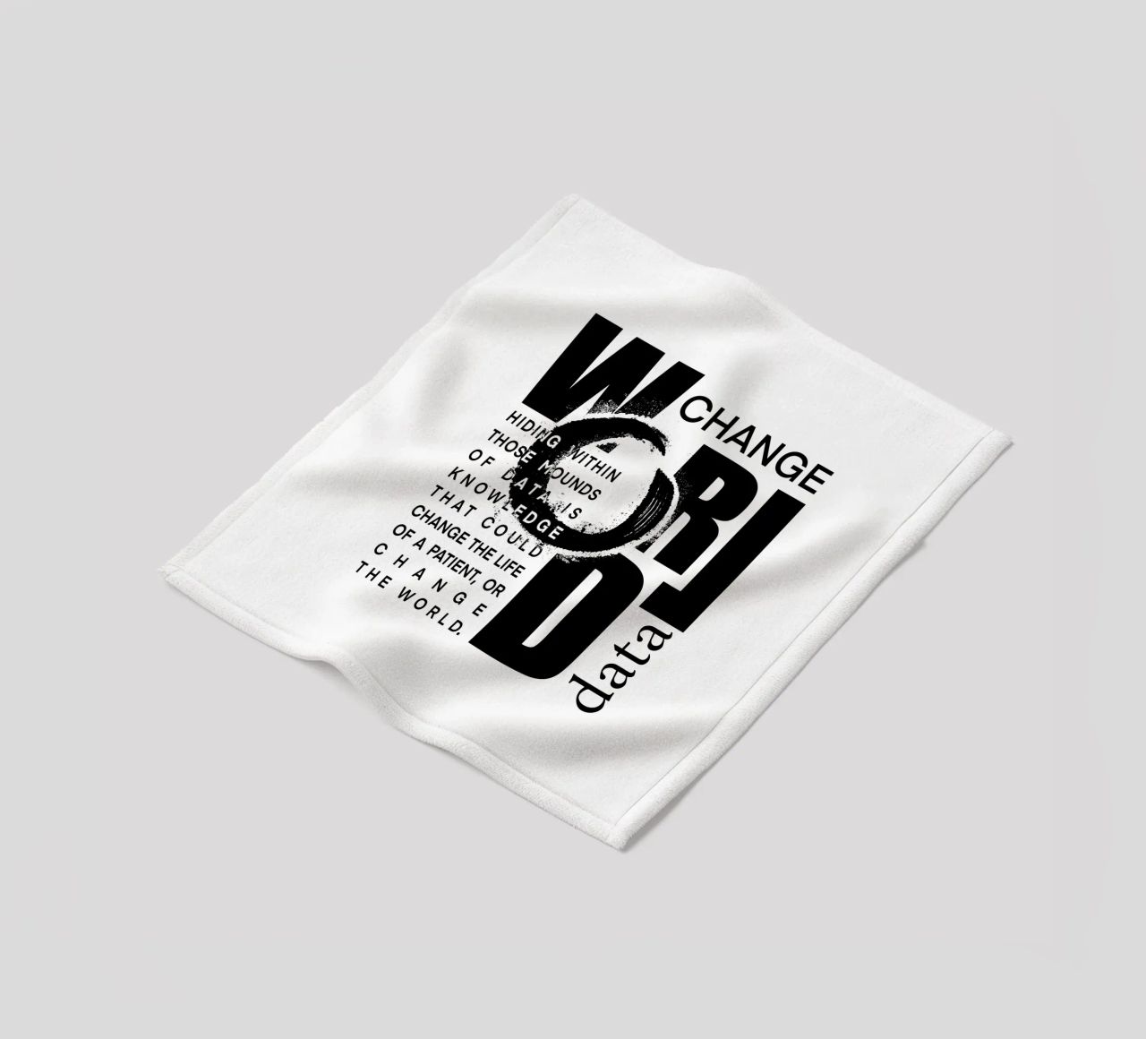 Data could change the world coperta in pile da LIMITED EDITION LETTERS
