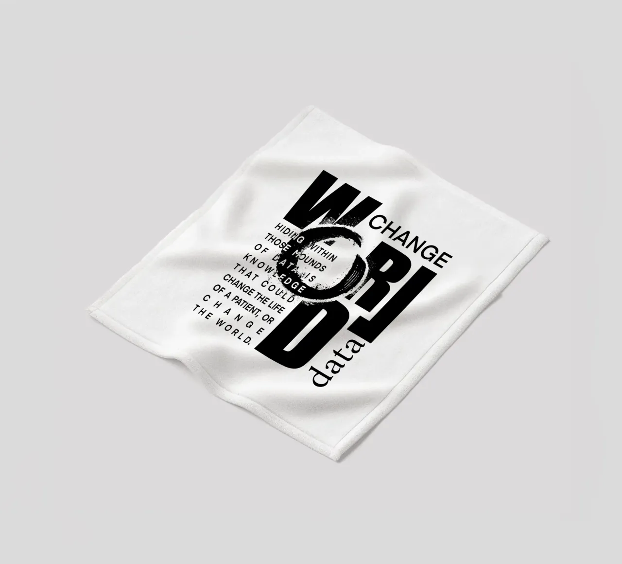 Data could change the world coperta in pile da LIMITED EDITION LETTERS