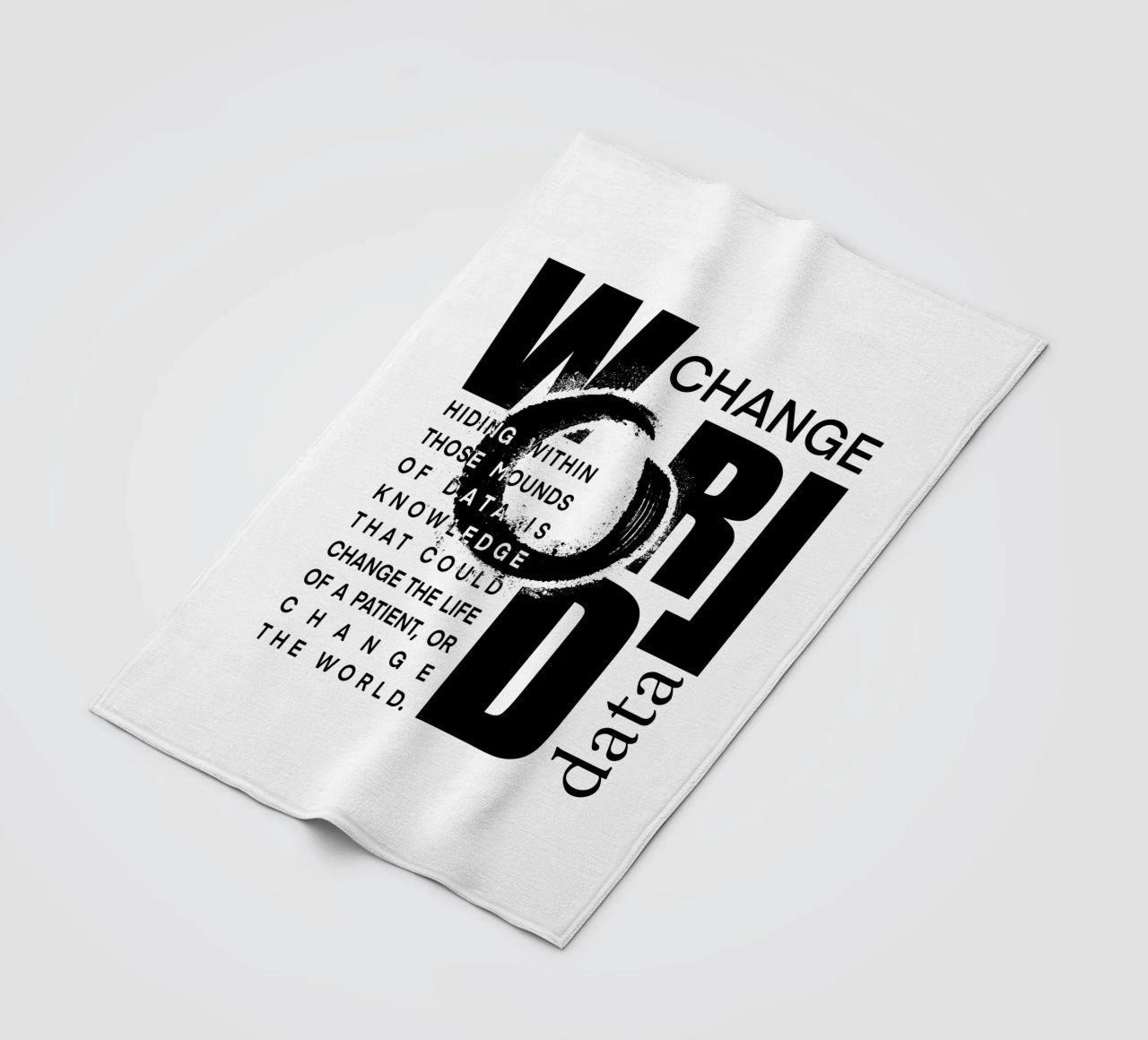 Data could change the world coperta in pile da LIMITED EDITION LETTERS