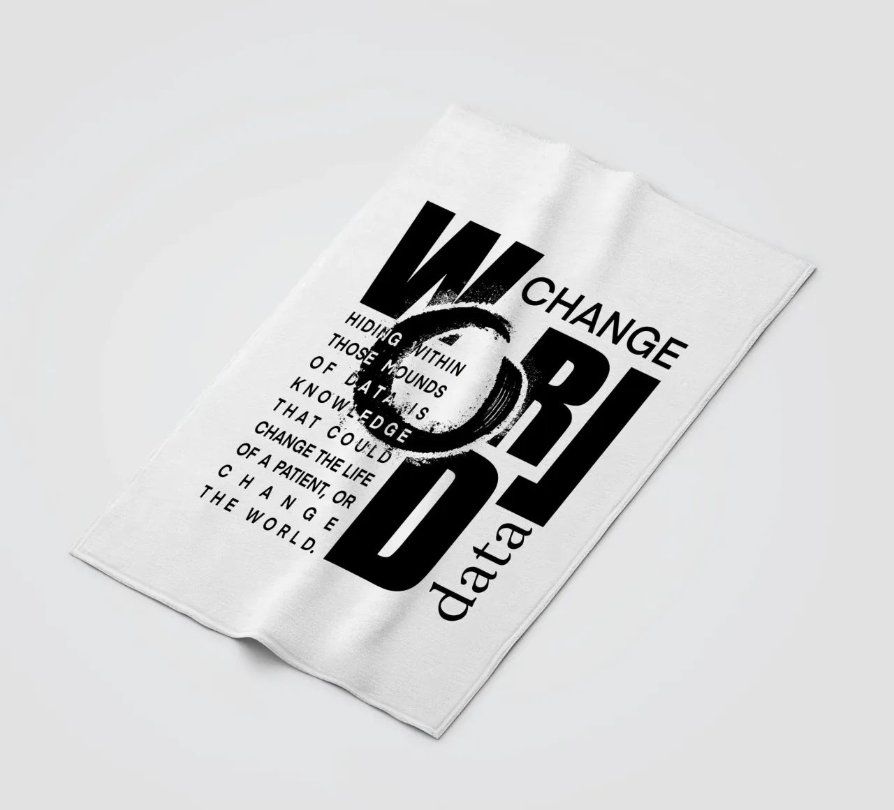 Data could change the world coperta in pile da LIMITED EDITION LETTERS