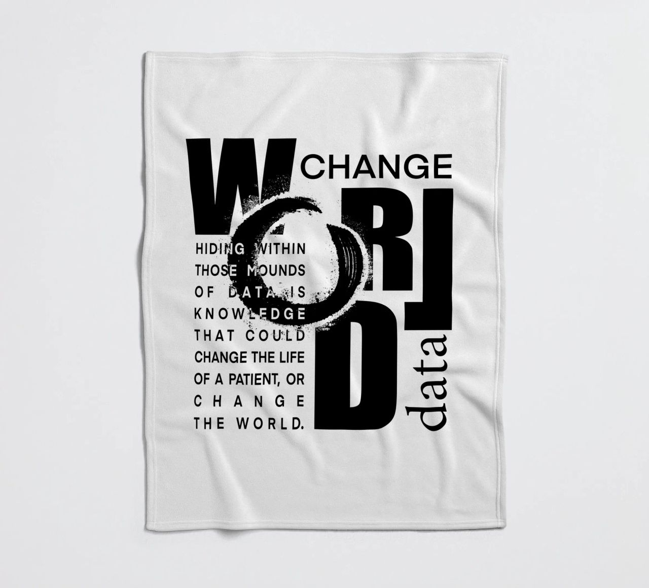 Data could change the world coperta in pile da LIMITED EDITION LETTERS