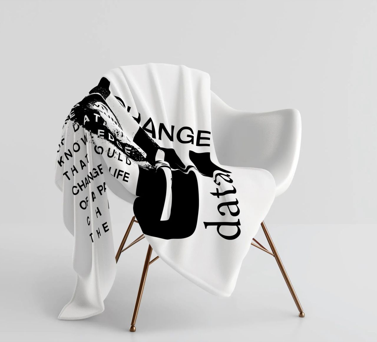 Data could change the world coperta in pile da LIMITED EDITION LETTERS