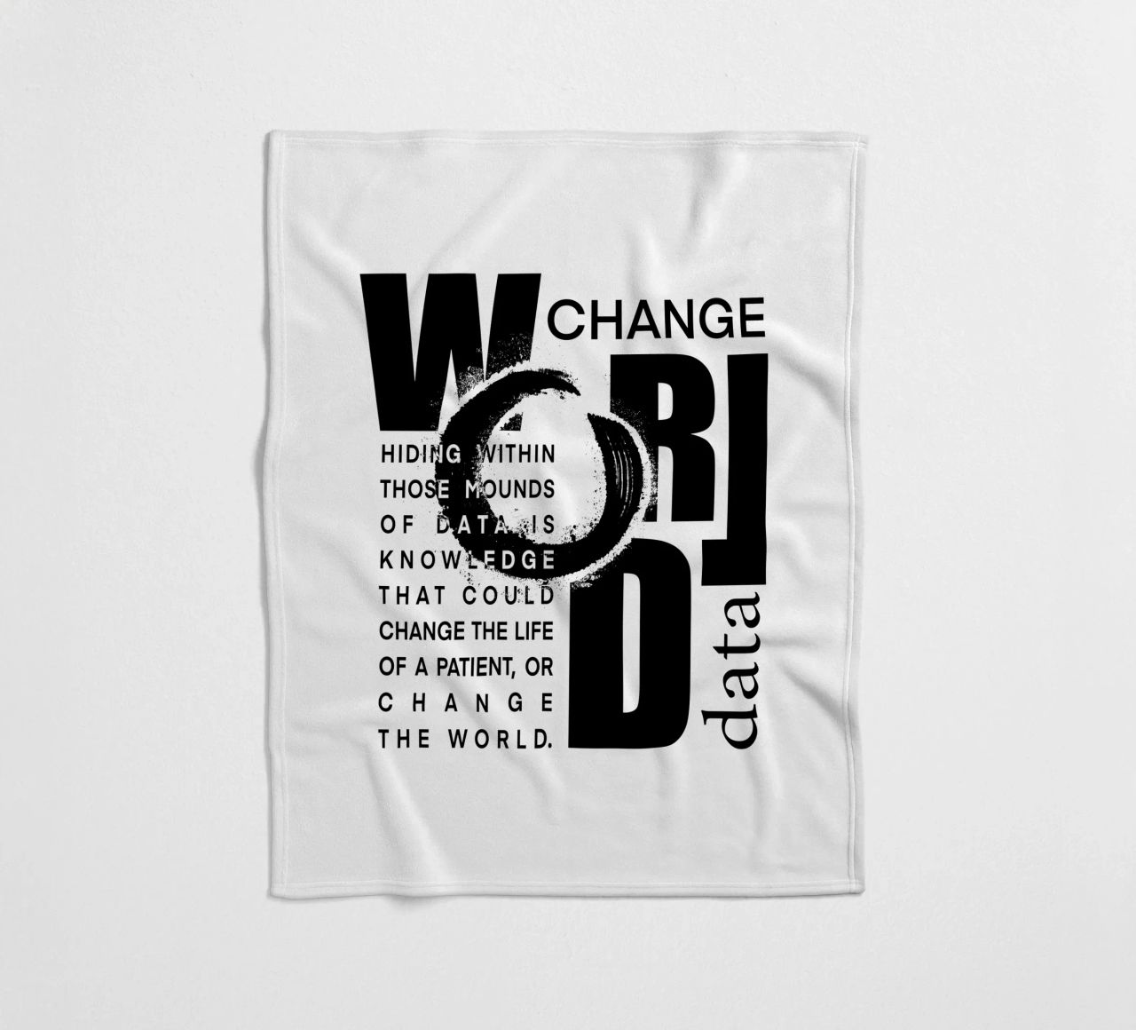 Data could change the world coperta in pile da LIMITED EDITION LETTERS