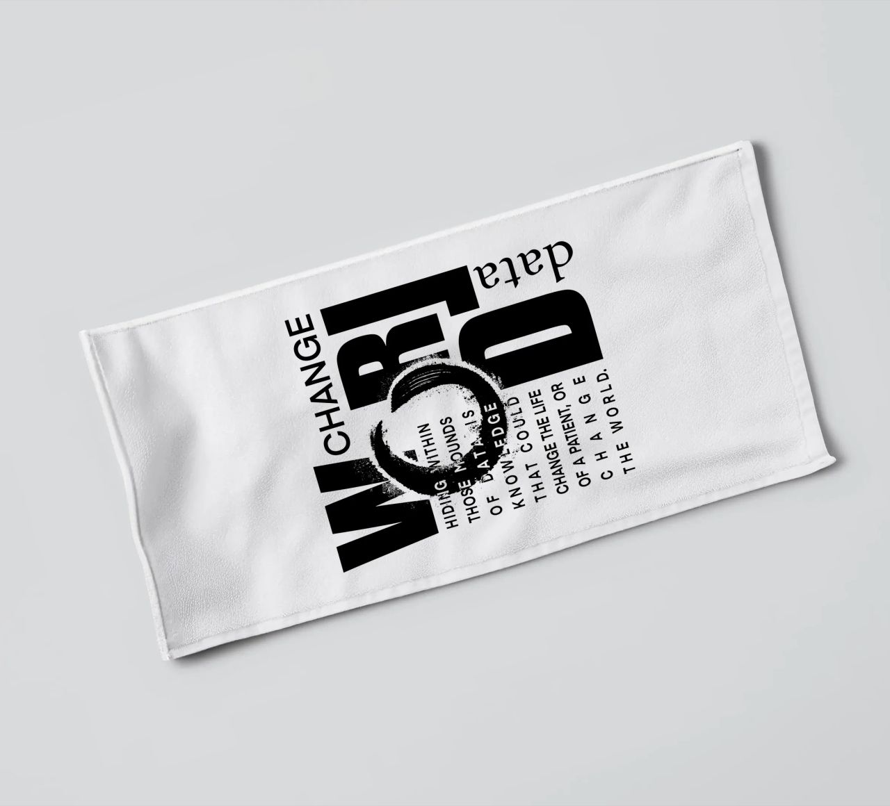 Data could change the world asciugamano da bagno da LIMITED EDITION LETTERS
