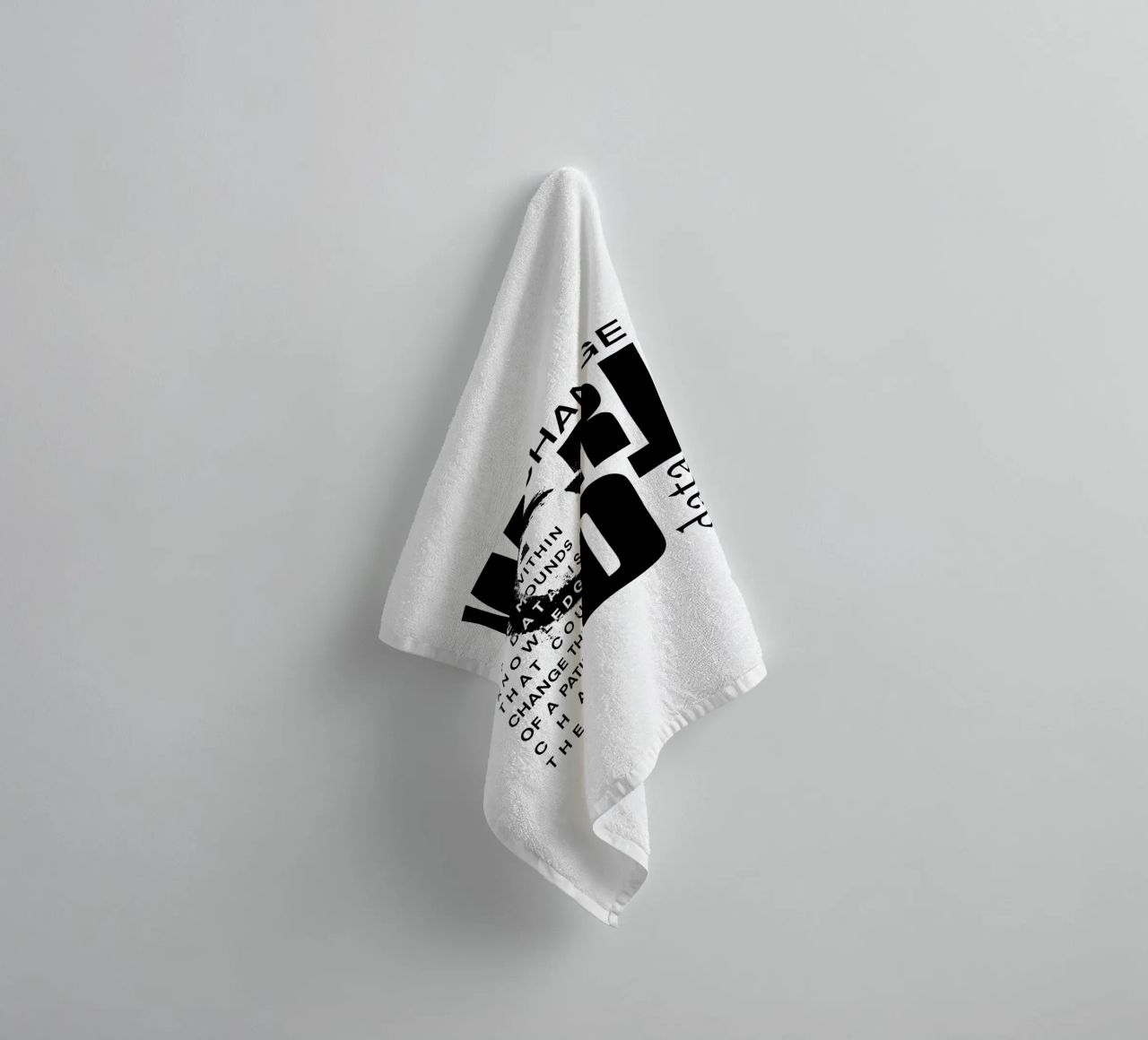 Data could change the world asciugamano da bagno da LIMITED EDITION LETTERS