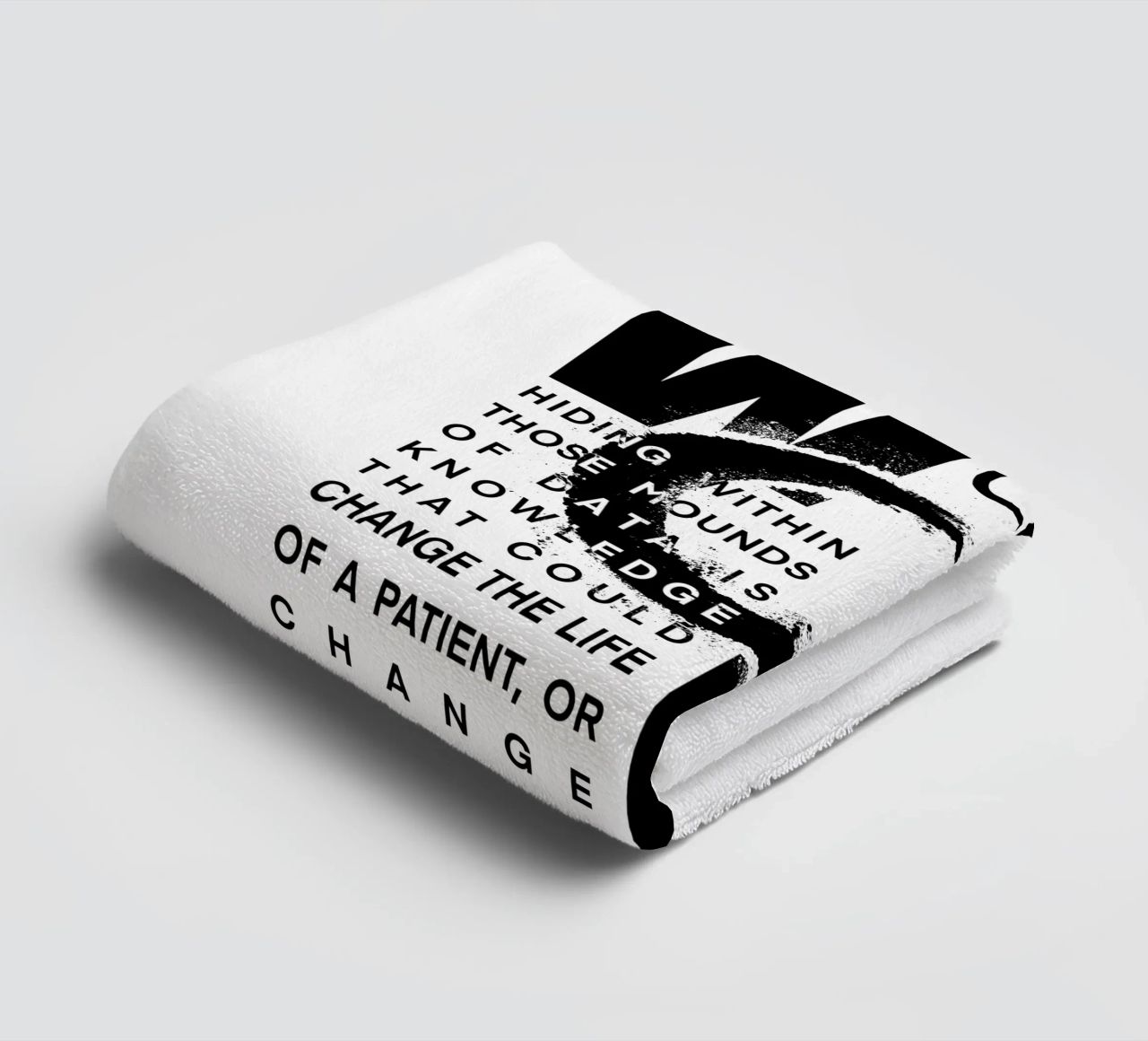 Data could change the world asciugamano da bagno da LIMITED EDITION LETTERS