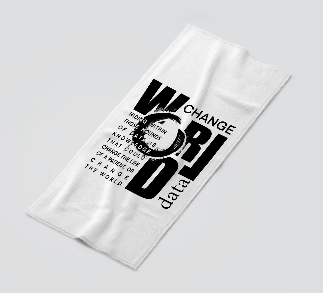 Data could change the world telo mare da LIMITED EDITION LETTERS