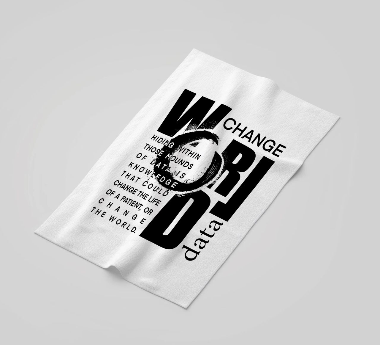Data could change the world telo mare da LIMITED EDITION LETTERS