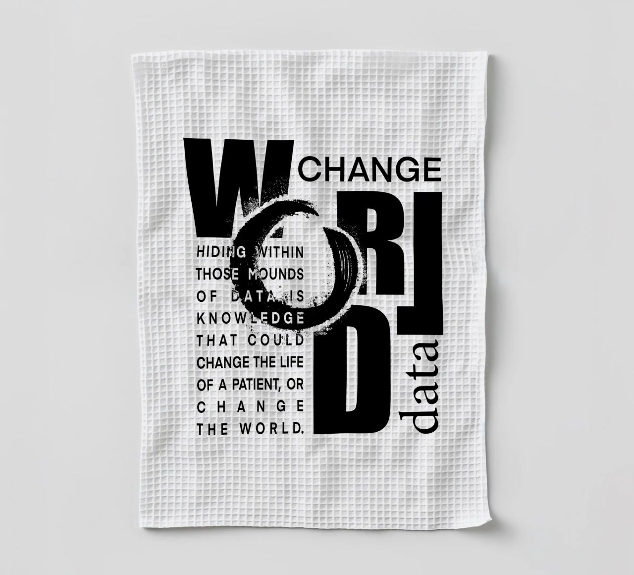 Data could change the world canovaccio da cucina da LIMITED EDITION LETTERS
