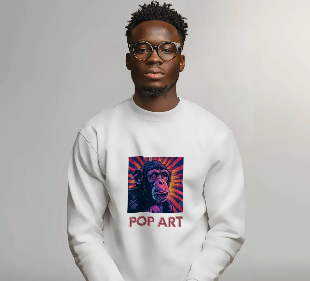 Pop Art felpa da Nikis Art Studio