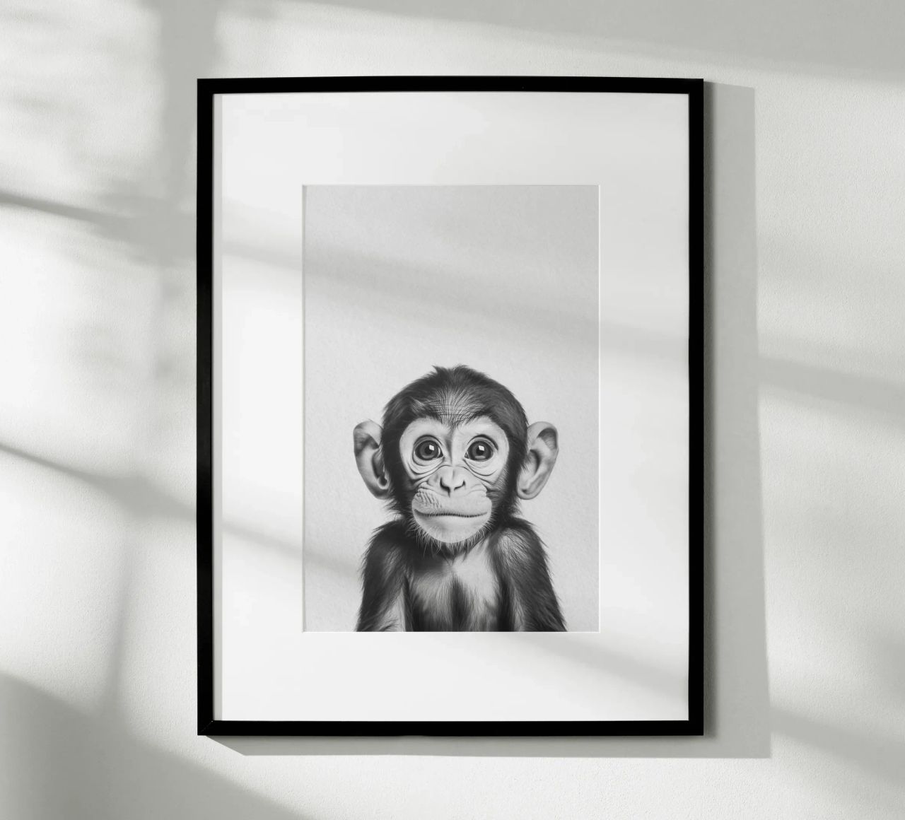 Baby Affenblick Poster von Carinaprint