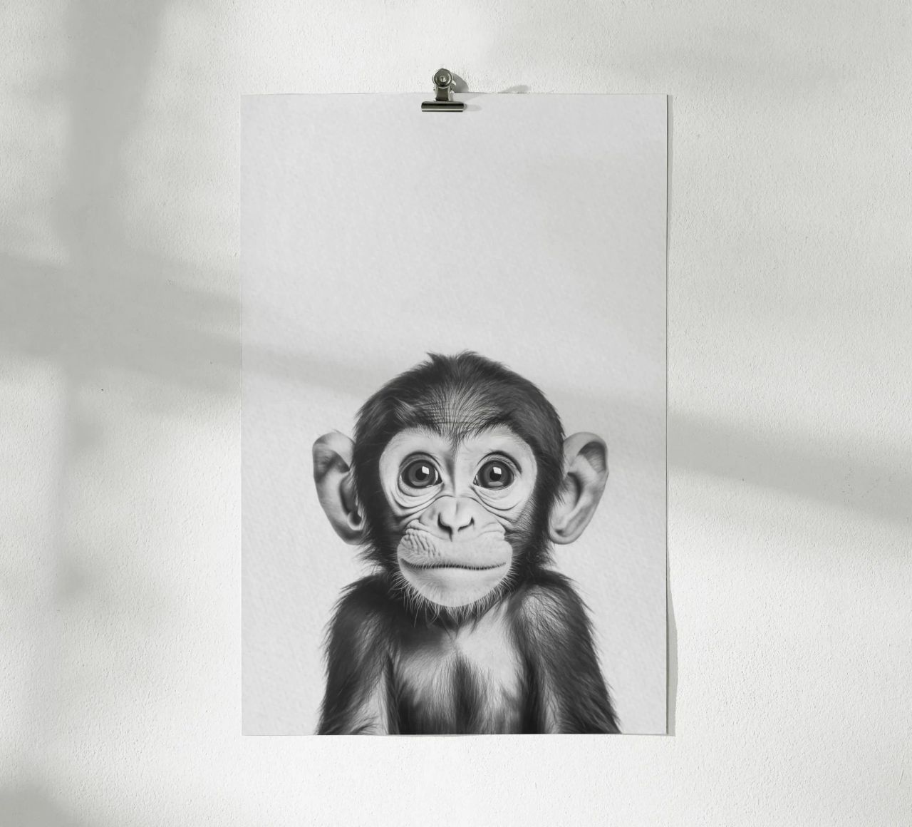 Baby Affenblick Poster von Carinaprint