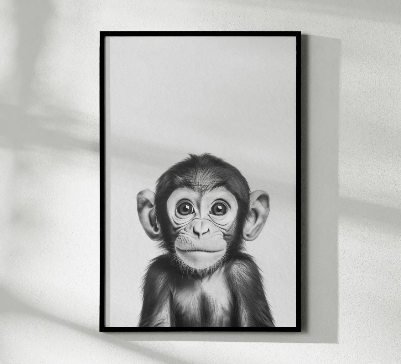 Baby Affenblick Poster von Carinaprint