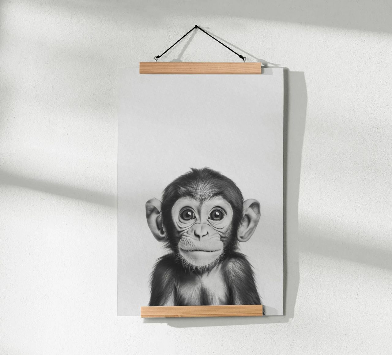 Baby Affenblick Poster von Carinaprint