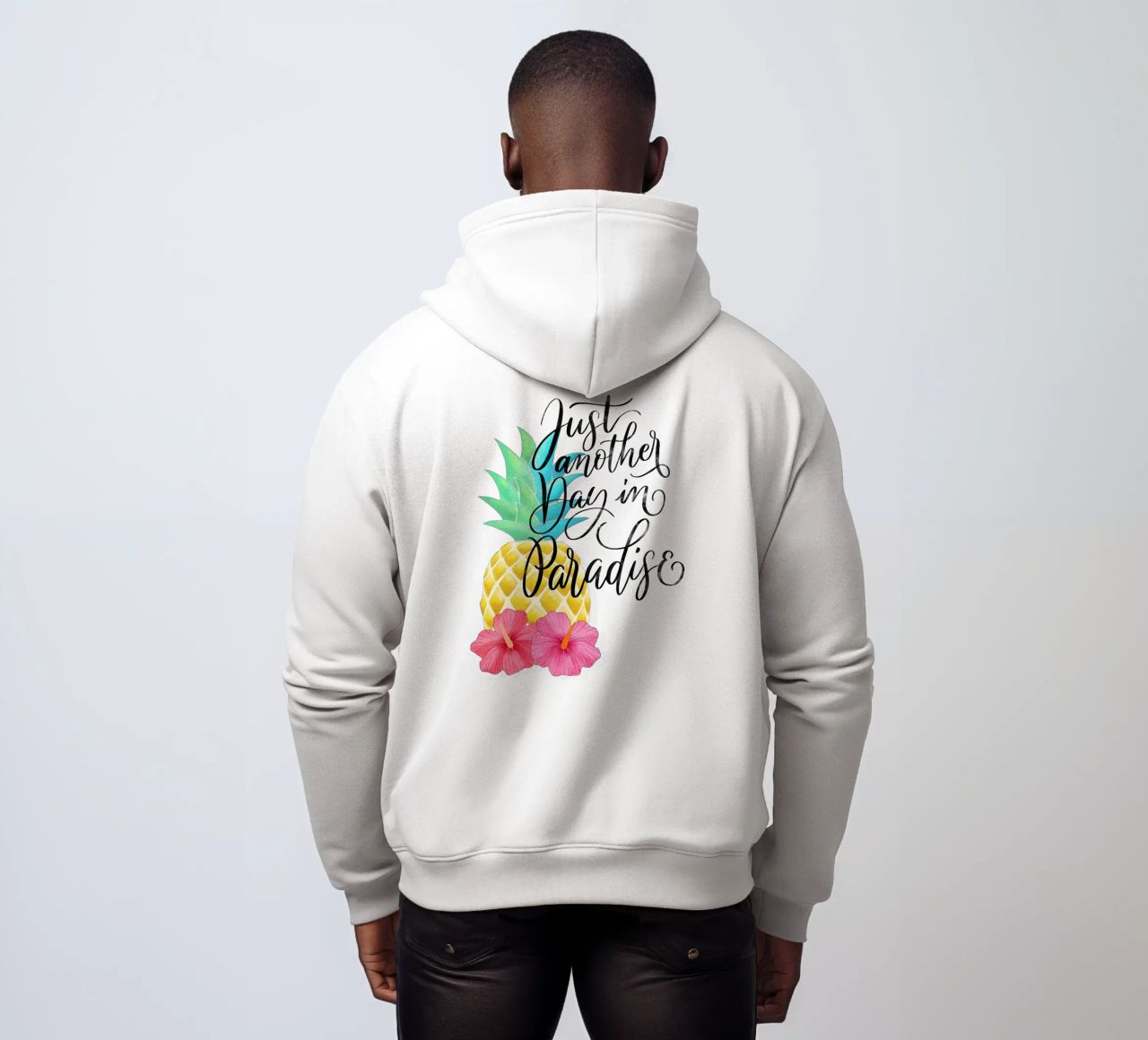 Un altro giorno in paradiso. Good Vibes Zitat. Lettering. felpa con cappuccio da CalliLetters
