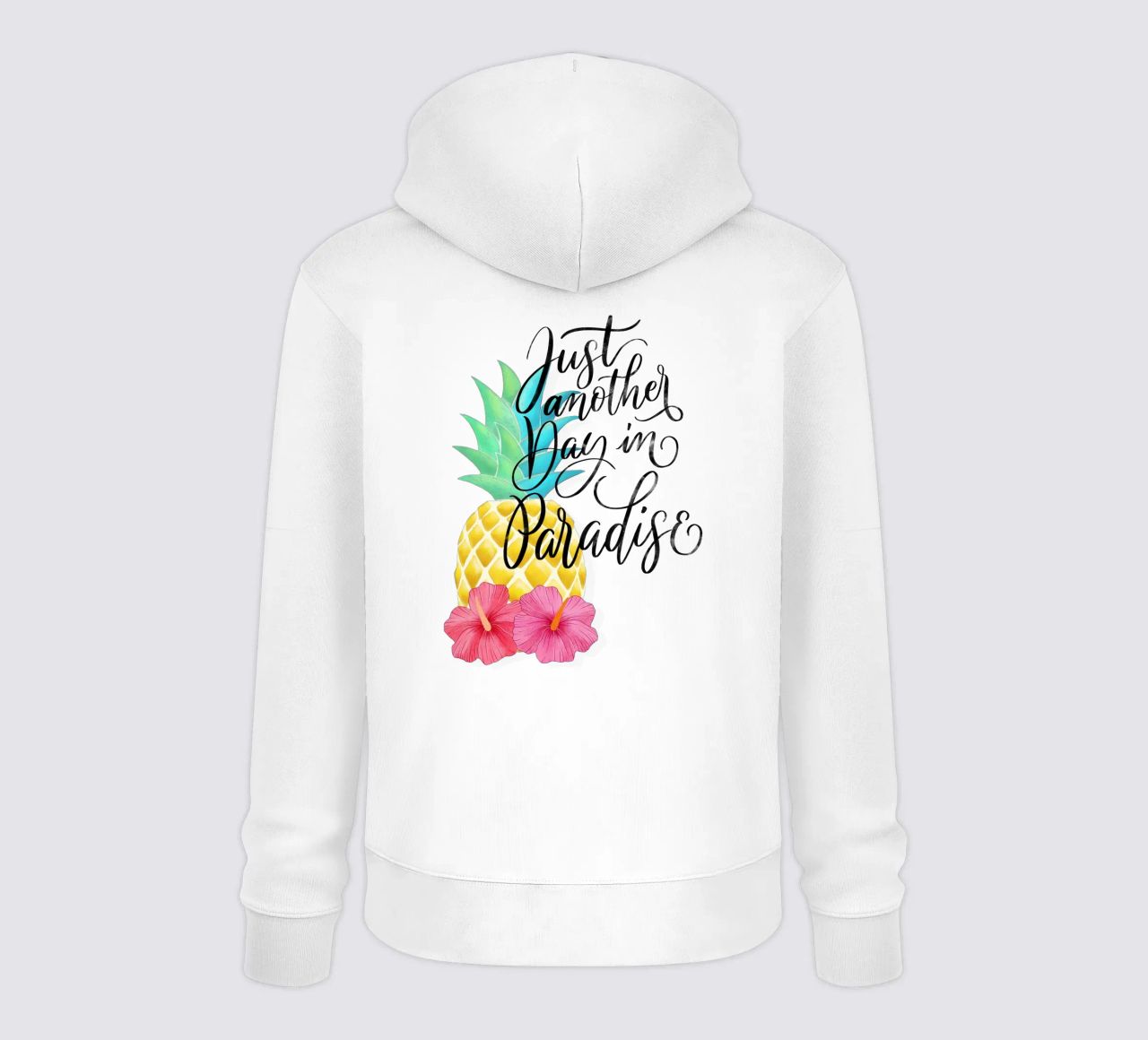 Un altro giorno in paradiso. Good Vibes Zitat. Lettering. felpa con cappuccio da CalliLetters