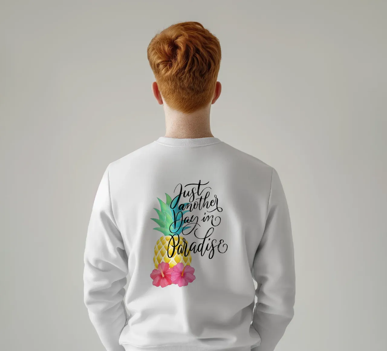 Un altro giorno in paradiso. Good Vibes Zitat. Lettering. felpa da CalliLetters