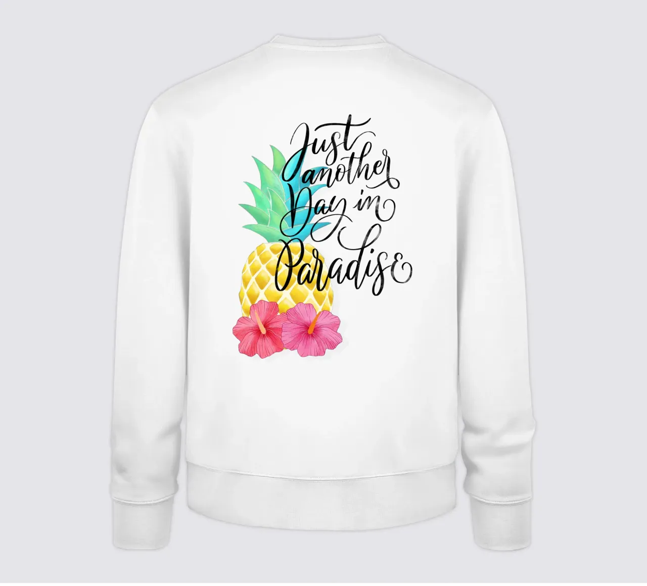 Un altro giorno in paradiso. Good Vibes Zitat. Lettering. felpa da CalliLetters