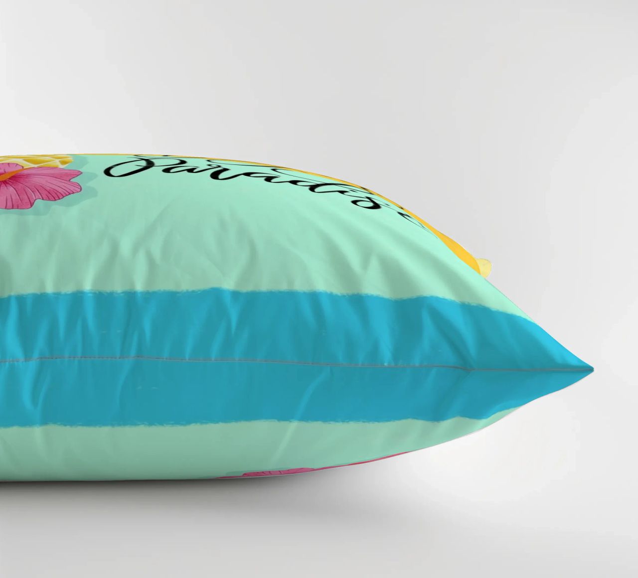 Just Another Day in Paradise. Good Vibes Zitat. Lettering. decorative cushion by CalliLetters