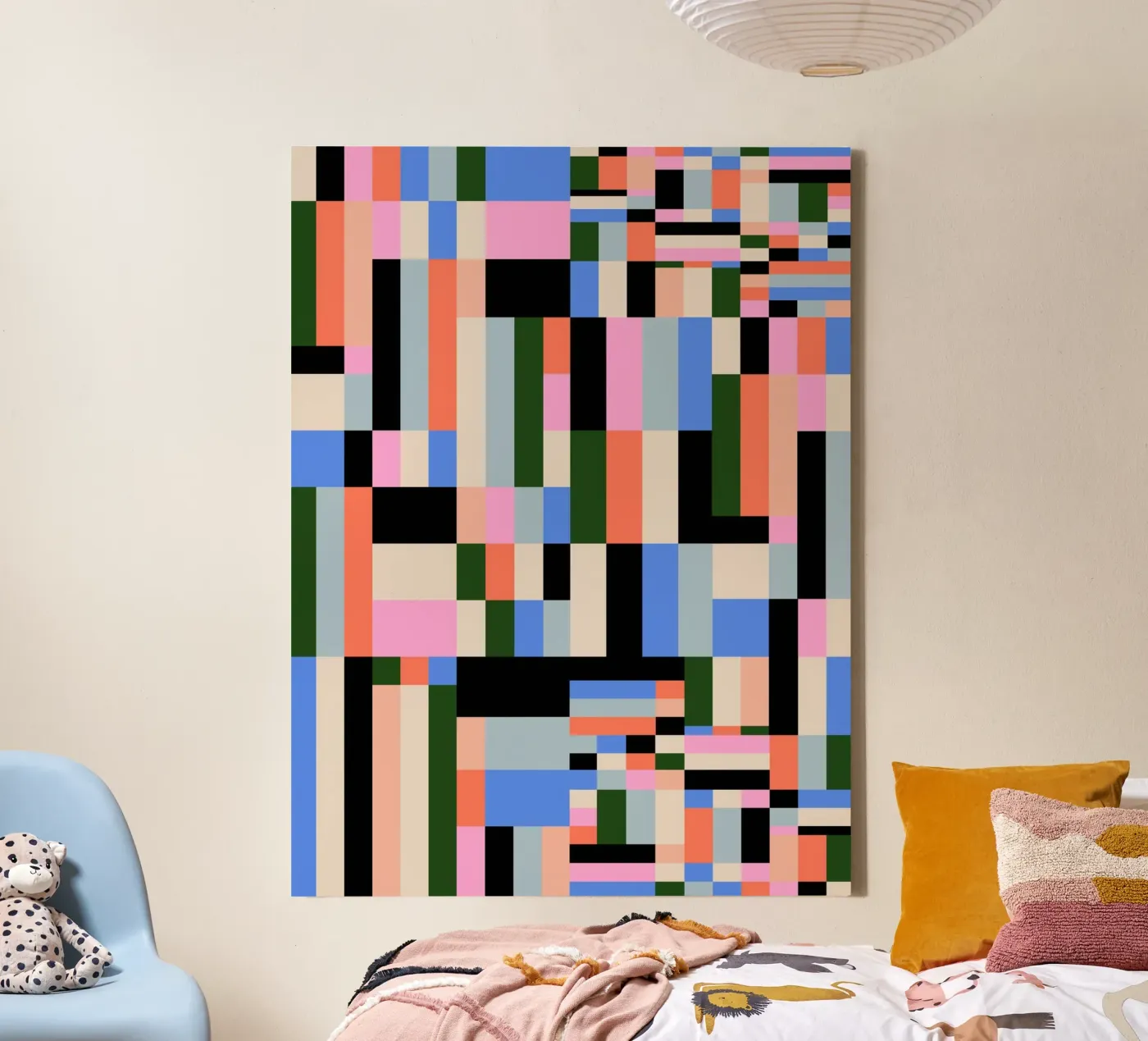 Pixel Zone Leinwand von susanapaz