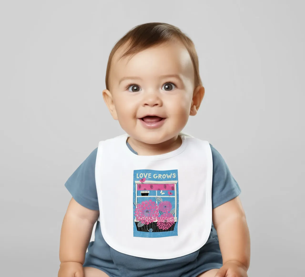 Love Grows bavaglino da Rocket68