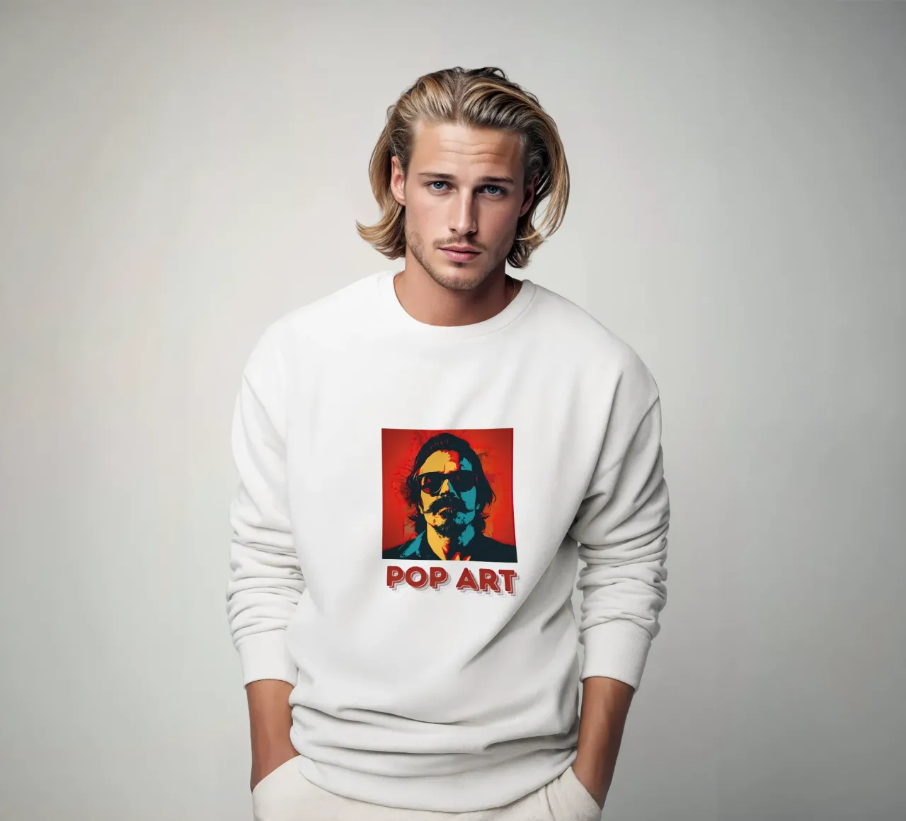 Pop Art felpa da Nikis Art Studio